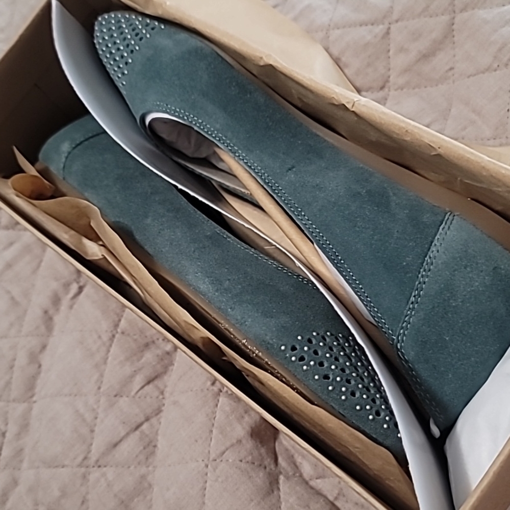 NWT NOB Suede Flats